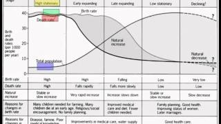 Unit 2  Demographic Transition and Population Pyramids [upl. by Alegnaed]