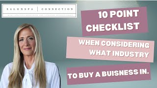 Top 10 Industry Considerations When Buying a Business [upl. by Sholeen]