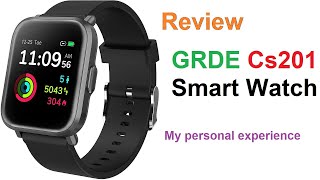 GRDE Cs201 Smart Watch Review [upl. by Ahsin]