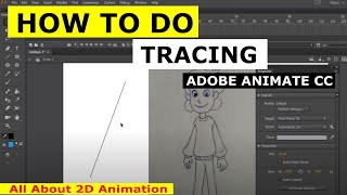 How to do simple tracing in Adobe animate cc vector art [upl. by Garnett]