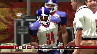 AllPro Football 2K8  PHI VS DET SEASON GAME 14 [upl. by Idnew]