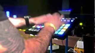 quotIncrediblequot pad drumming live on Maschine  Foundation Seattle [upl. by Hairym881]