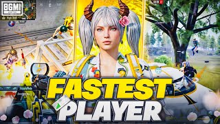 FASTEST 100ms PING PLAYER💀🔱 BGMI HIGHLIGHTS  LitBoi YT [upl. by Serle775]