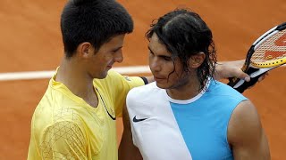 Rafael Nadal vs Novak Djokovic 2007 RG Highlights [upl. by Eisus584]