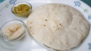 Rice Roti Recipe  Tandlachi Bhakri  तांदळाची भाकरी [upl. by Ricard]