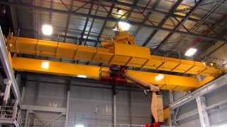 40 ton Overhead Crane Fast motion Installation amp Test [upl. by Oker]