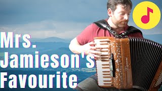 Mrs Jamiesons favourite  Old Scottish fiddle tune on Piano Accordion [upl. by Amsab722]