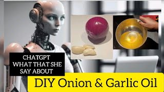 DIY Onion and Garlic Infusion Oil for Hair Growth [upl. by Naugal]