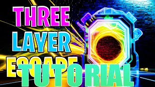 Three Layer Escape All Levels Fortnite Tutorial [upl. by Ecnedurp]