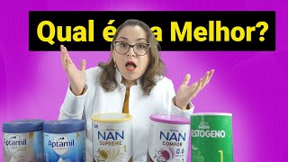 COMO ESCOLHER A MELHOR FÓRMULA Infantil Leite Nan Aptamil Nestogeno para Bebê e RecémNascido [upl. by Bride]