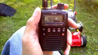 ICOM ICR6 Quick Test [upl. by Torray]