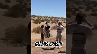 Glamis crash 💥 youtubeshorts subscribe dirtbike [upl. by Crowell]