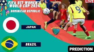 Japan vs Brazil Live Stream FIFA U17 Womens World Cup 2024 Commentary Score amp Highlights [upl. by Kathye703]