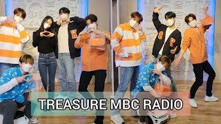 TREASURE JIKJIN Live Rap Dance more by Jihoon Junkyu Mashiho Doyoung MBC Radio Selingan TEUME [upl. by Redle819]