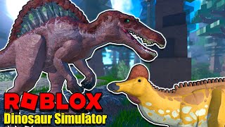 Jurassic Park SPINOSAURUS is HERE  Roblox Dinosaur Simulator [upl. by Nelda]