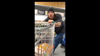 Drifting a trolley at the supermarket [upl. by Ynaffat]