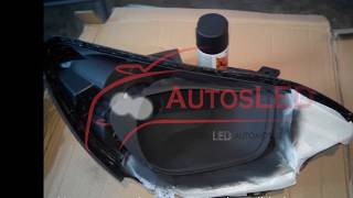 AutosLed Pintura negro mate en Faros [upl. by Ueik991]