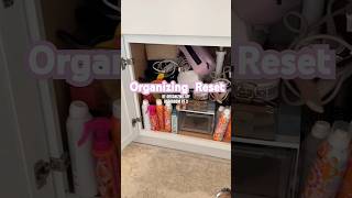 Organizing Reset organizing cleaning rest bathroom makeover makeup youtubeshorts shorts [upl. by Adnawt973]