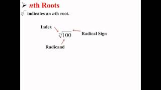 Definition of nth Roots [upl. by Elwina]