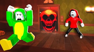 Escape The BACKDOOR in Roblox DOORS THE HUNT Event  ROBLOX Brookhaven 🏡RP  FUNNY MOMENTS [upl. by Ileak]