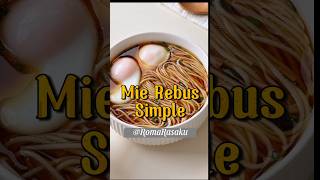 MIE REBUS ENAK CUMA 10 MENIT🩷🩷 mukbang cooking masak simple food [upl. by Lissy6]