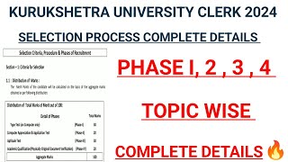 KUK CLERK SELECTION PROCESS क्या रहेगा  KUK CLERK SYLLABUS  KUK UNIVERSITY CLERK SELECTION DETAILS [upl. by Sisson]