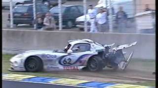 1997  Le Mans  Soheil Ayari and Akihiko Nakaya accidents [upl. by Nicholle]