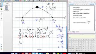 Solving Quadratic Equations Using factored Form Grade 10 academic Lesson 4 5 610 111511 [upl. by Elayor]