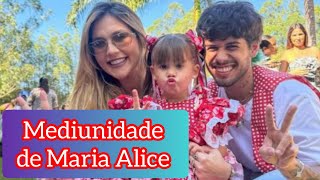 Maria Alice Filha de Zé Felipe e Virgínia Fonseca fala com tio falecido [upl. by Eillom]