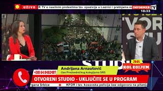 Andrijana Arnautović u emisiji quotOtvoreni studioquot na TV Informer 16102024 [upl. by Airbmac]