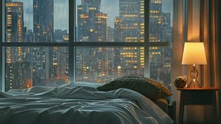 15 minutes of rain sounds with soft piano music for sleep or relaxation [upl. by Euqinorev101]