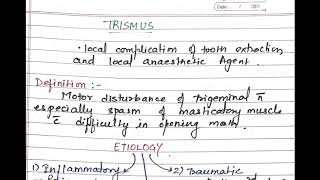 Trismus lock jaw [upl. by Etram]