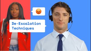 DeEscalation Techniques for Agitated Customers AI Video [upl. by Steffane]