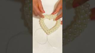 A beaded heart ❤️ shaped heart shaped beaded baga beaded heart [upl. by Palecek61]