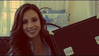 How I Pack and Organize my Makeup Train Case Kit [upl. by Lemraj]