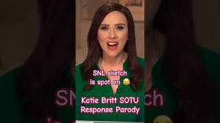 Katie Britt Saturday Night Live skit shorts snl snlsketch katiebritt katiebrittsnl [upl. by Ayekahs]