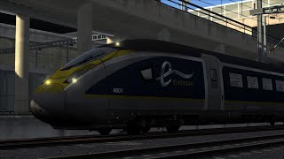 Train Simulator 2023 Eurostar Class 374 St Pancras to Ebbsfleet International via Stratford [upl. by Ardnik293]