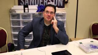 Brandon Sanderson Interview  Westercon 2014 [upl. by Beckerman]