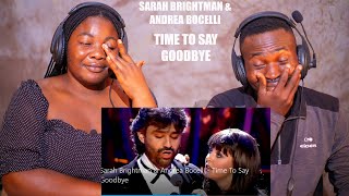 Sarah Brightman Andrea Bocelli  Time to Say Goodbye 1997 Video SO DEEP Reaction [upl. by Spillihp384]