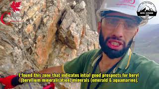 Beryl Emerald amp Aquamarine Exploration in unexplored mountains of Pakistan English subtitles [upl. by Norma]