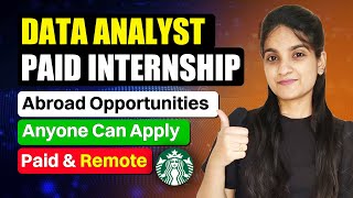 7 Data Analyst Paid Internship for Freshers  Remote amp Paid Internships  Top VarSity [upl. by Allehc]