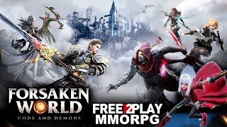 Forsaken World Gods and Demons ★ Gameplay ★ PC Steam  Free to Play  MMORPG game 2021 ★ [upl. by Asyar]