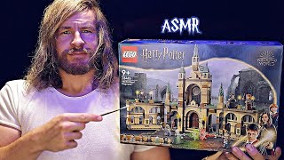 ASMR  Relaxing LEGO Build  The Battle of Hogwarts  FOR SLEEP [upl. by Enitsua]