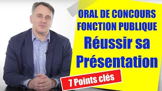 Présentation oral de concours fonction publique  exemples et erreurs à éviter [upl. by Sitruc269]