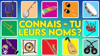 Devine le Nom de chaque Instrument de Musique 🎹🪕🪗🎷 en 3 secondes  Quiz de 30 Instruments de Musique [upl. by Ablasor]