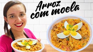 MARMITEX DE ARROZ COM MOELA POR R470 ALMOÇO FÁCIL RÁPIDO E DE UMA PANELA SÓ [upl. by Orutra]