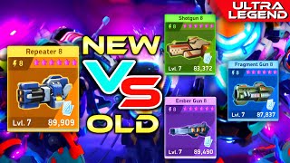 NEW Repeater 8 VS OLD Close Quarter Weapon👀 Which ones better Mech Arena [upl. by Esiuolyram351]