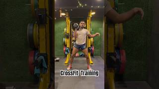 CrossFit Training 💪🏻🦏 crossfit fitness motivation dumbells athlete shorts ytshots [upl. by Corabella]