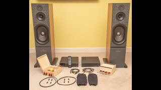 Partly PASSIVE LINN Keltik Isobarik Bass Speakers  Active Bass LK100  Integrated Majik Amplifier [upl. by Akemor]