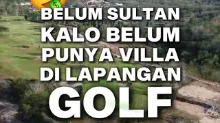 VILLA Kissing the Golf Course the only one in Indonesia [upl. by Ummersen]